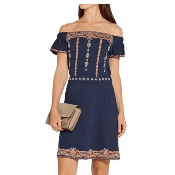 tory burch off the shoulder dress Tory Burch Women's Linen Dress in White, size XS